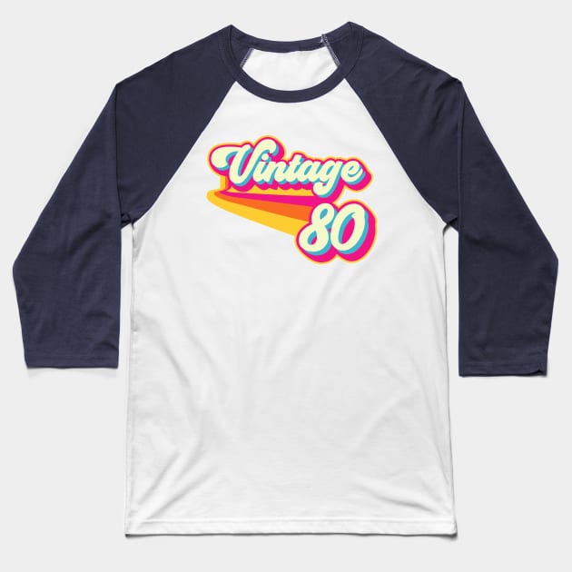 Vintage 1980 Baseball T-Shirt by Styleuniversal